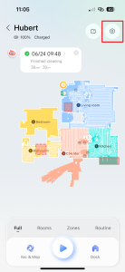 Klepněte na tlačítko s obrázkem šestihranné matky