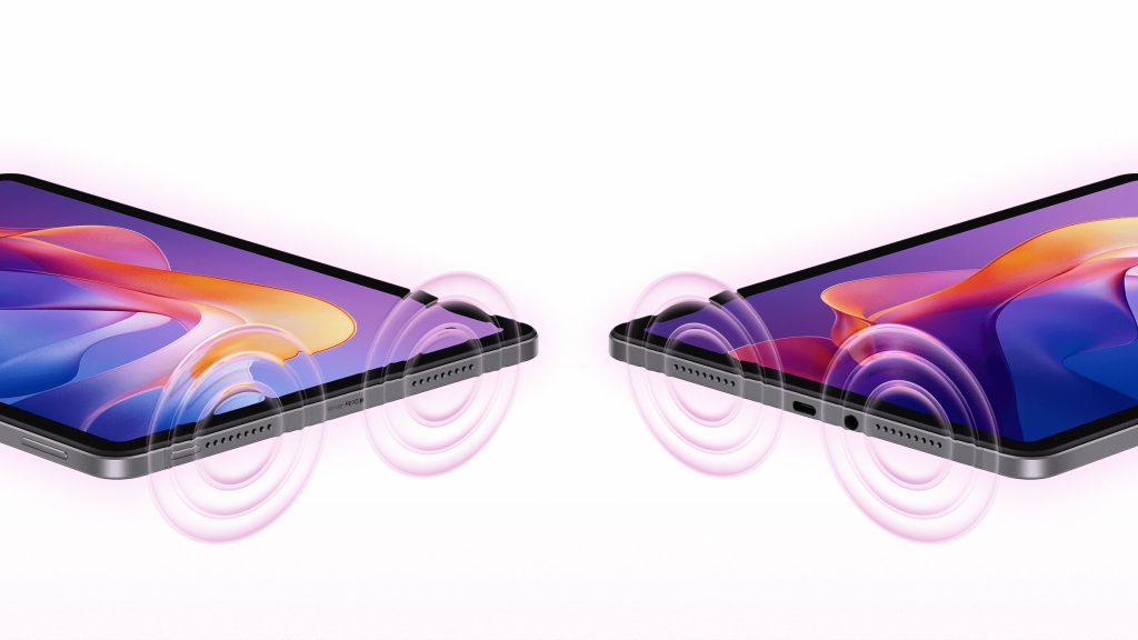 O zvukovou produkci se stará čtveřice reproduktorů