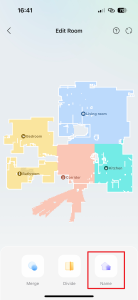 Přejmenování místnosti