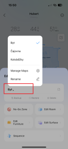 Přepnutí na jinou mapu