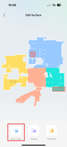 Typ podlahy, respektive úklidu