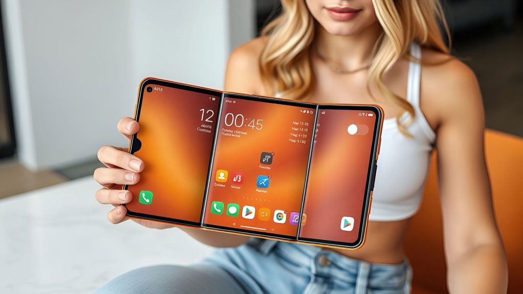 Vlajková loď se třemi displeji