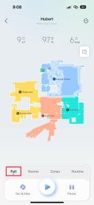 Volba Full uklidí celou domácnost