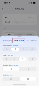 Vysávání a vytírání