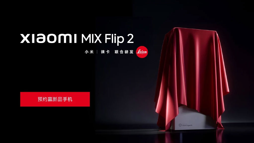 Xiaomi na svých stránkách propaguje představení Mix Flip 2