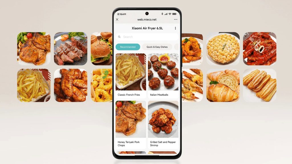101 online receptů navržených pro tento konkrétní model