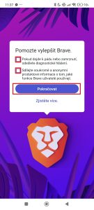 Deaktivujte obě volby a klepněte na Pokračovat