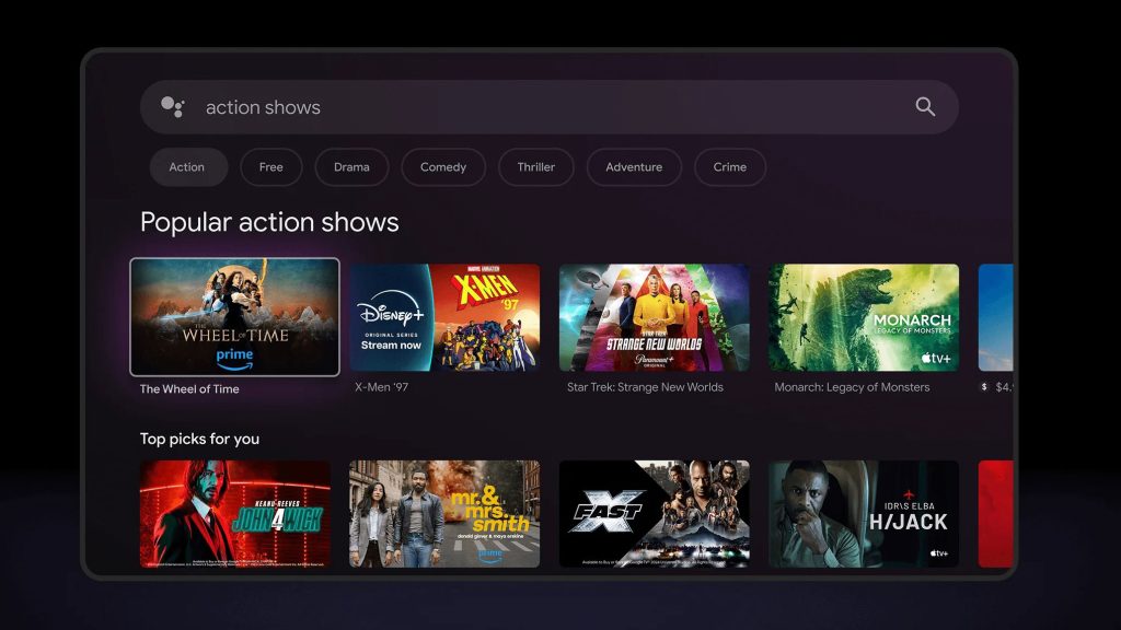 Hlasem můžete vyhledávat filmy