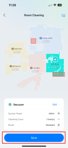 Nastavení uložíme tlačítkem Save