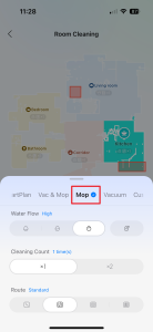 Přejdeme do sekce Mop