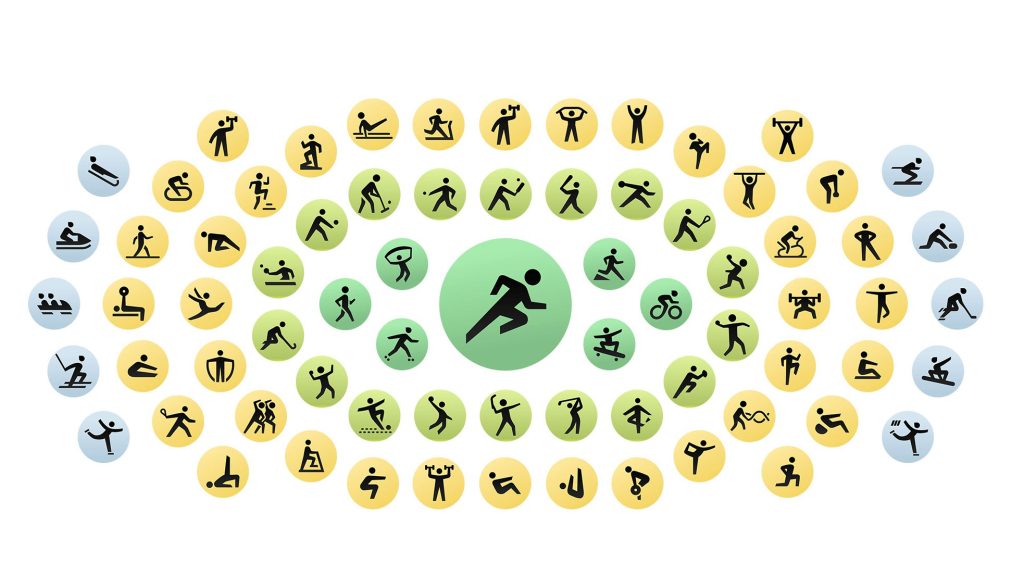 Přes sto padesát podporovaných sportovních režimů