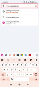 Zadejte do adresního řádku www.youtube.com