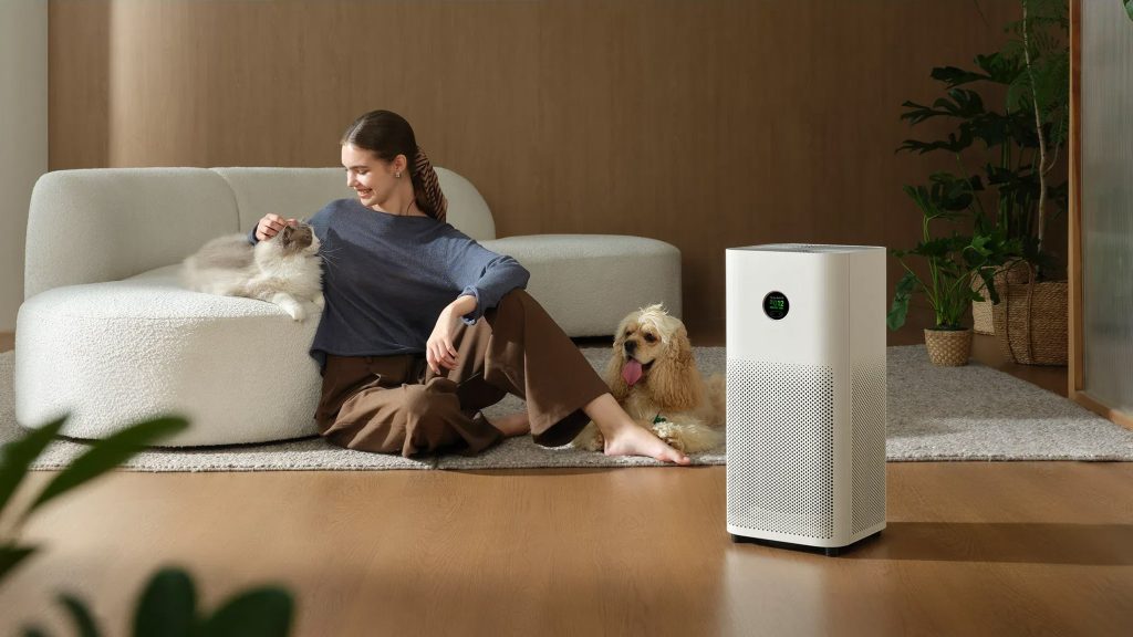 Čistička filtruje alergeny, včetně zvířecích chlupů