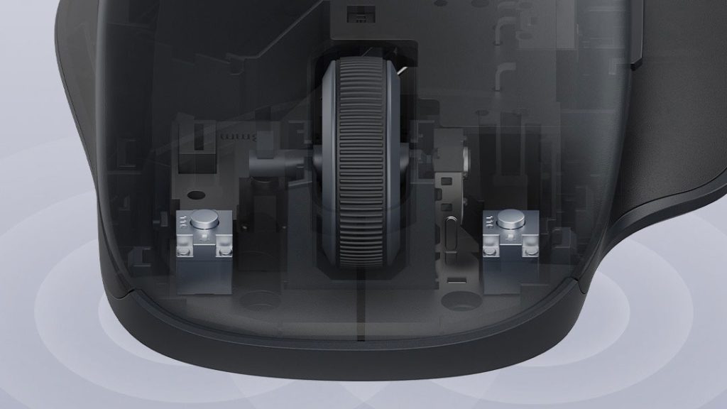 Hlavní tlačítka jsou osazena tichými spínači TTC