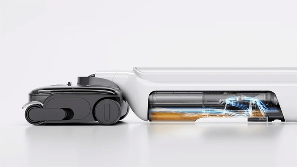 Oddělené nádobky na prach a vodu