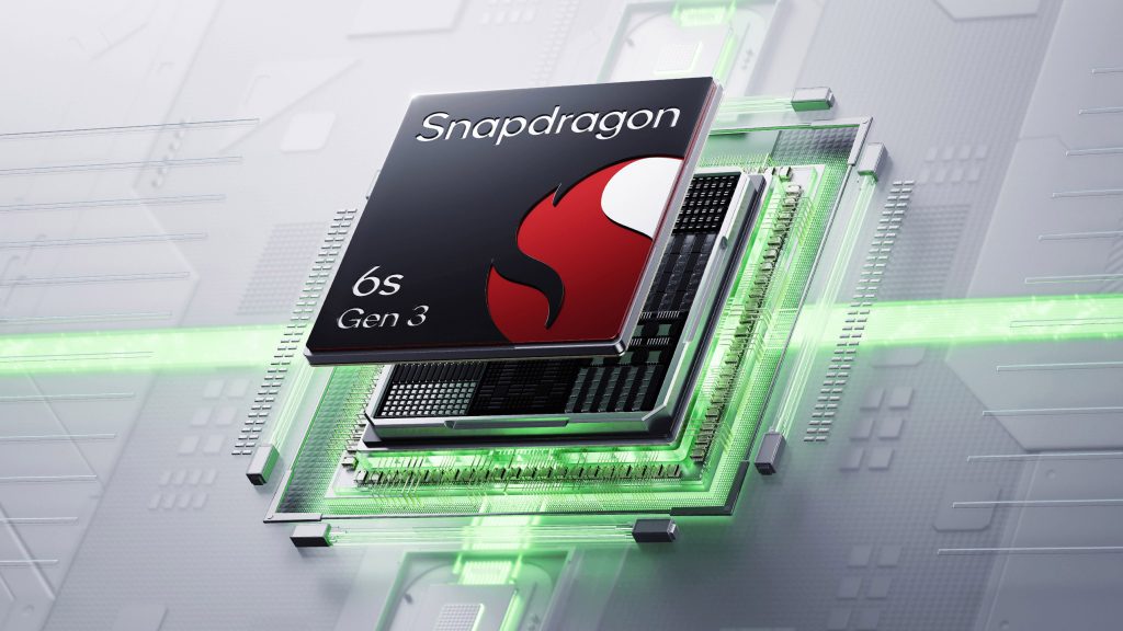 Srdcem telefonu je osmijádrový procesor Qualcomm Snapdragon 6s Gen 3