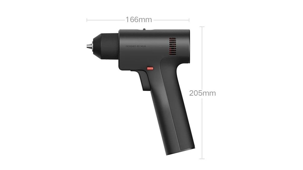 Aku vrtačka Xiaomi - rozměry