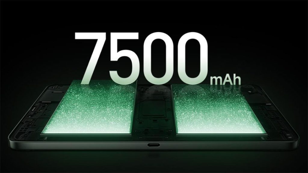 Baterie s kapacitou 7500 mAh