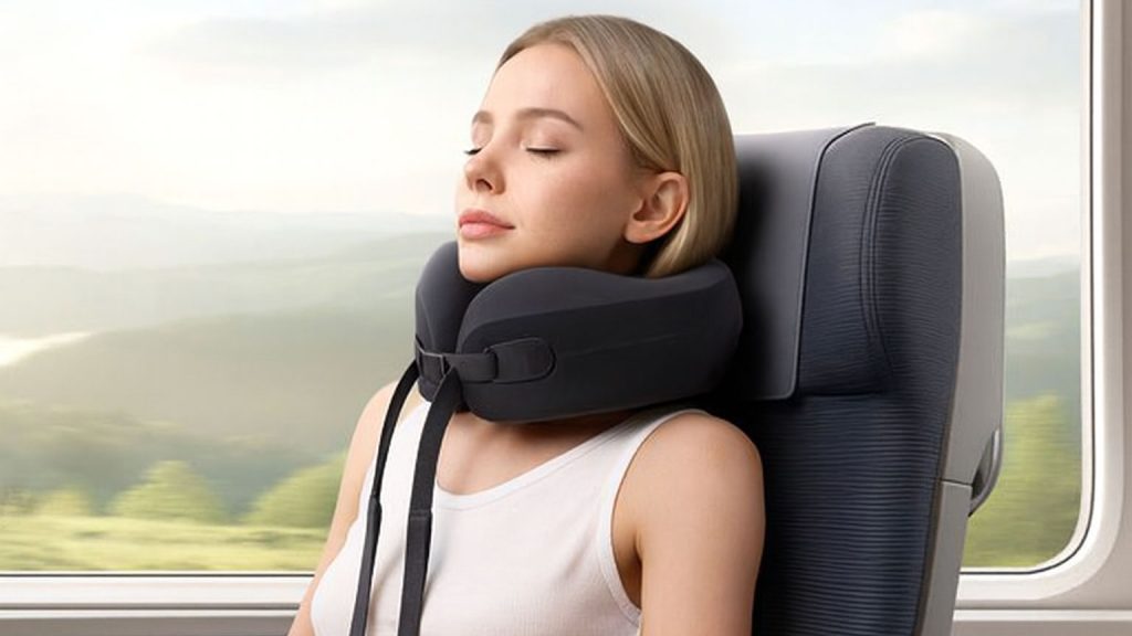 Chytrý cestovní polštář Xiaomi zahřeje, namasíruje a má NFC