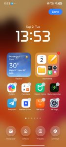 Design tekutého skla v HyperOS 3