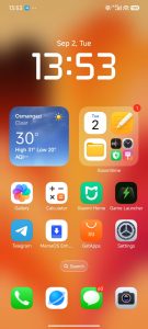 Design tekutého skla v HyperOS 3