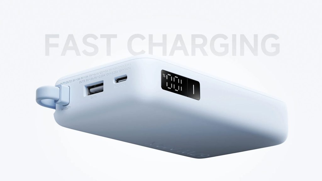 Díky výkonnému nabíjení zvládne powerbanka Xiaomi nabít i notebook