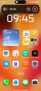 Dynamický ostrov v HyperOS 3