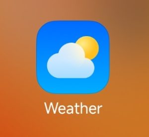 Ikona aplikace Počasí v HyperOS 3