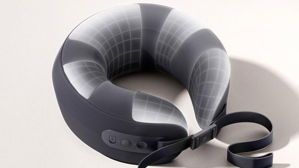 Konstrukce polštáře vychází z tvaru písmene C a nabízí pětizónovou oporu