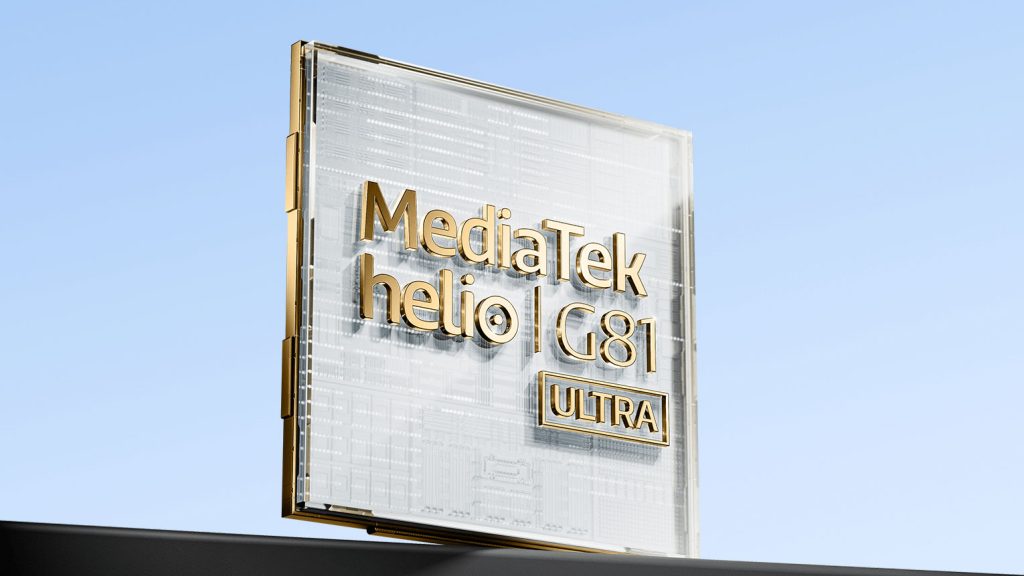 Srdcem telefonu je osmijádrový procesor MediaTek Helio G81-Ultra