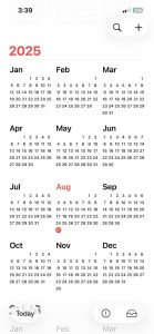 Vzhled aplikace Kalendář v iOS 26