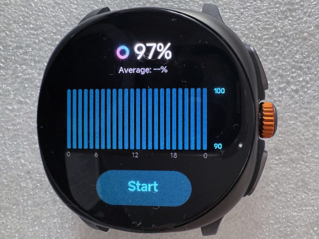 Blood oxygen (okysličení krve)