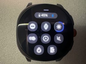 Centrum s přepínači rychlého nastavení