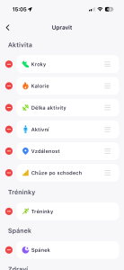 Možnost nastavení obrazovky Domov