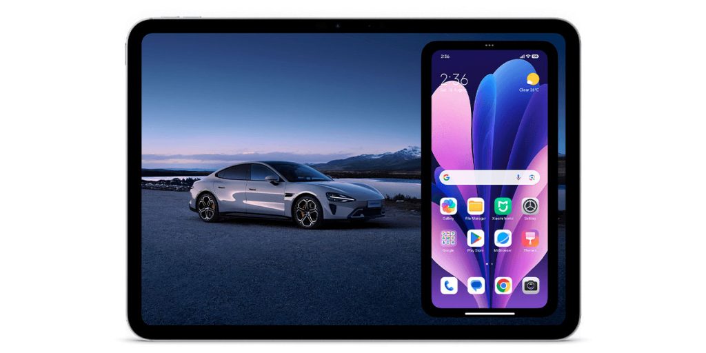 Na iPadu lze spouštět aplikace nainstalované v telefonu Xiaomi