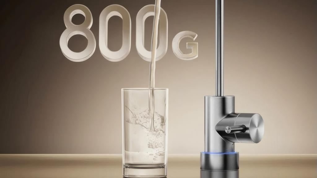 Na naplnění sklenice čistou vodou nebudete muset zbytečně čekat