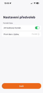 Nastavení předvoleb