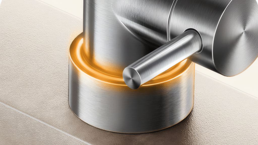 Oranžová barva indikuje nutnost výměny filtru