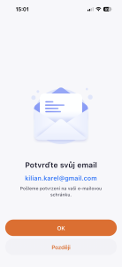 Potvrzení e-mailové adresy