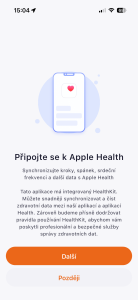 Připojení k Apple Health