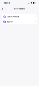 Sekce Soustředění