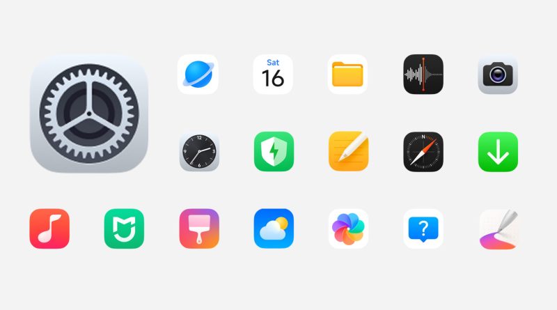 Podívejte se na nové ikony z HyperOS 3. Vypadají jako z iPhonu