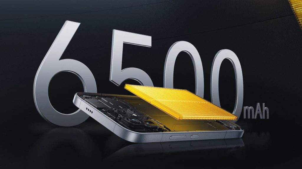 Energii zajišťuje masivní křemíkovo-uhlíková baterie s nadstandardní kapacitou 6500 mAh