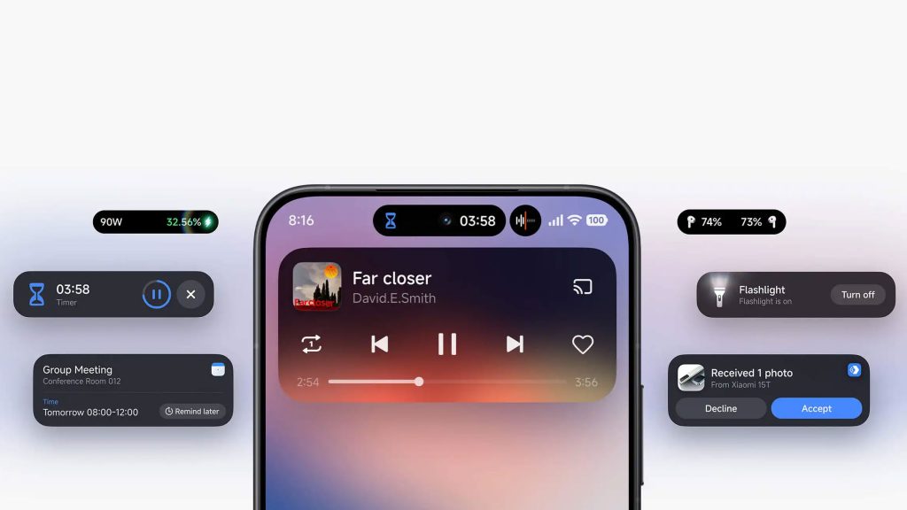 HyperIsland si Xiaomi „vypůjčilo“ z iOS