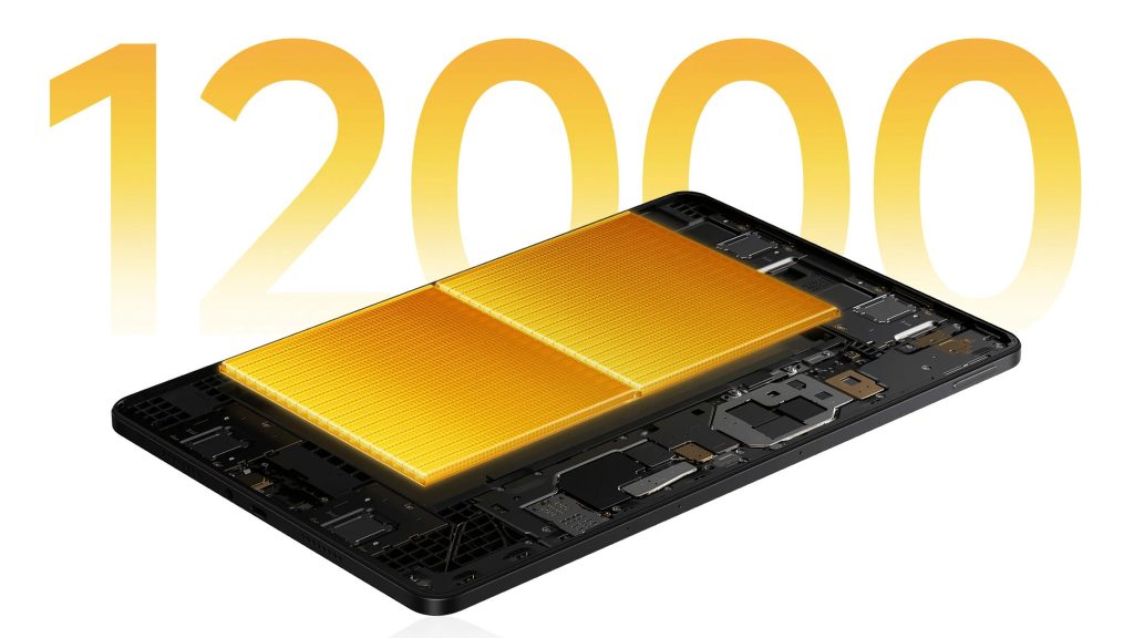 Jedním z hlavních taháků je baterie s obří kapacitou 12 000 mAh