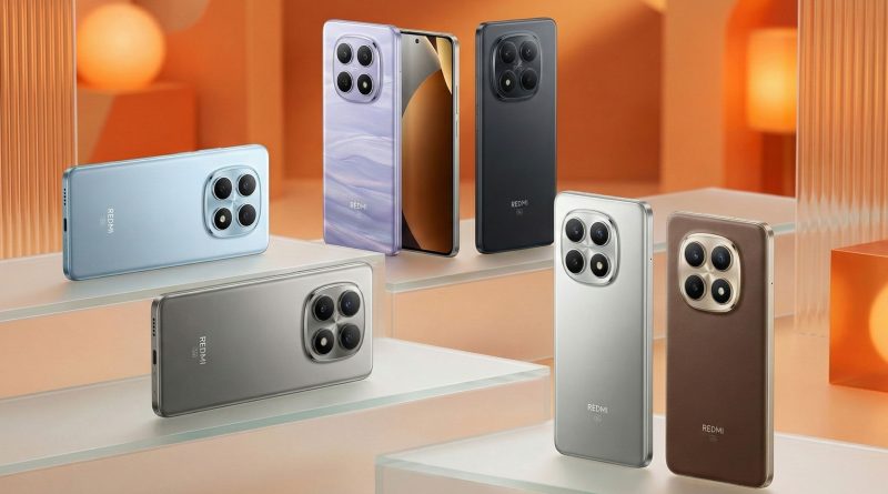 Představujeme pět nových telefonů řady Redmi Note 15