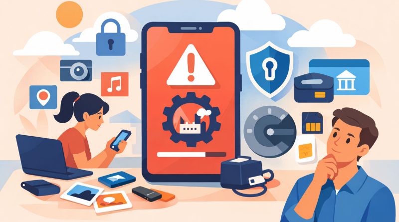 Co byste měli udělat, než obnovíte telefon do továrního nastavení