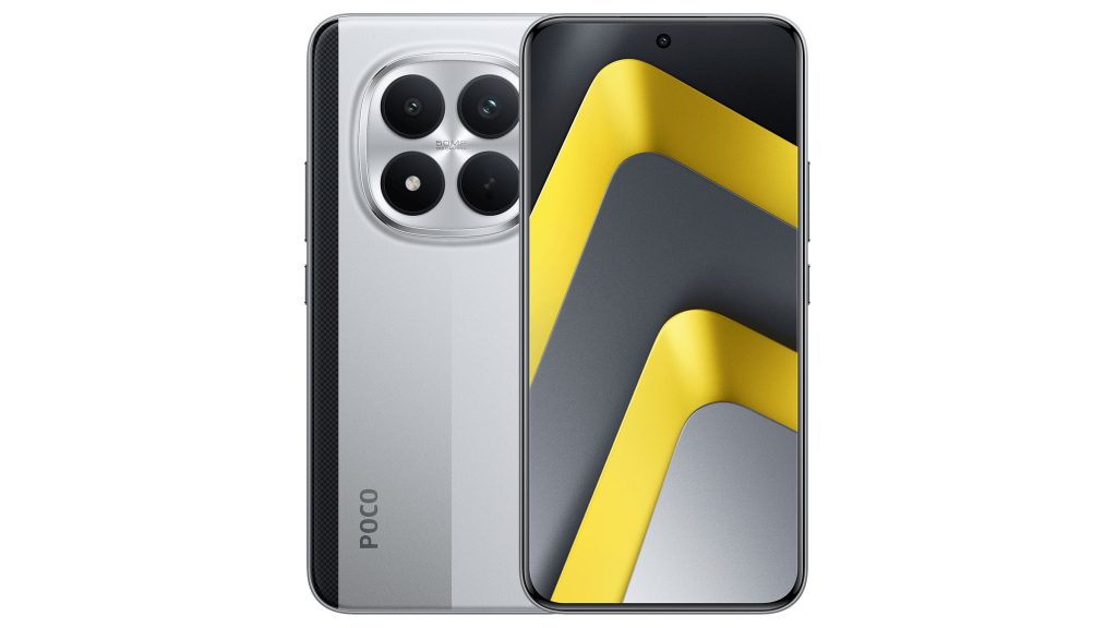 Poco M8 Pro ve stříbrné barvě