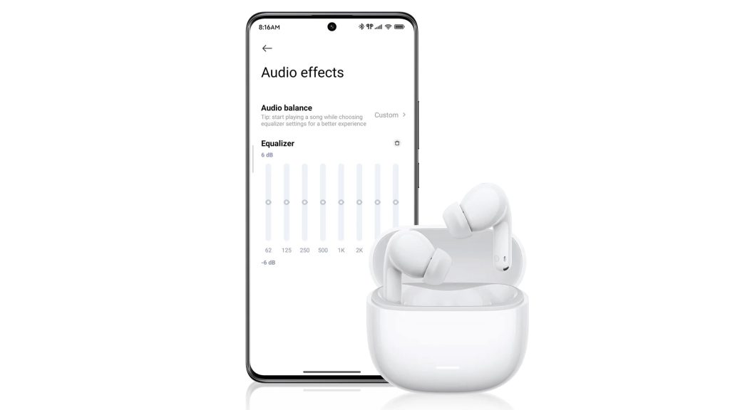 Pro maximální využití potenciálu doporučujeme instalaci aplikace Xiaomi Earbuds