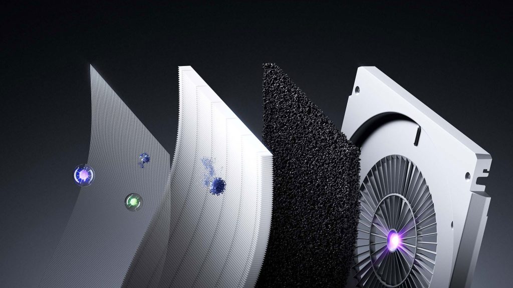 Proces čištění probíhá ve čtyřech fázích